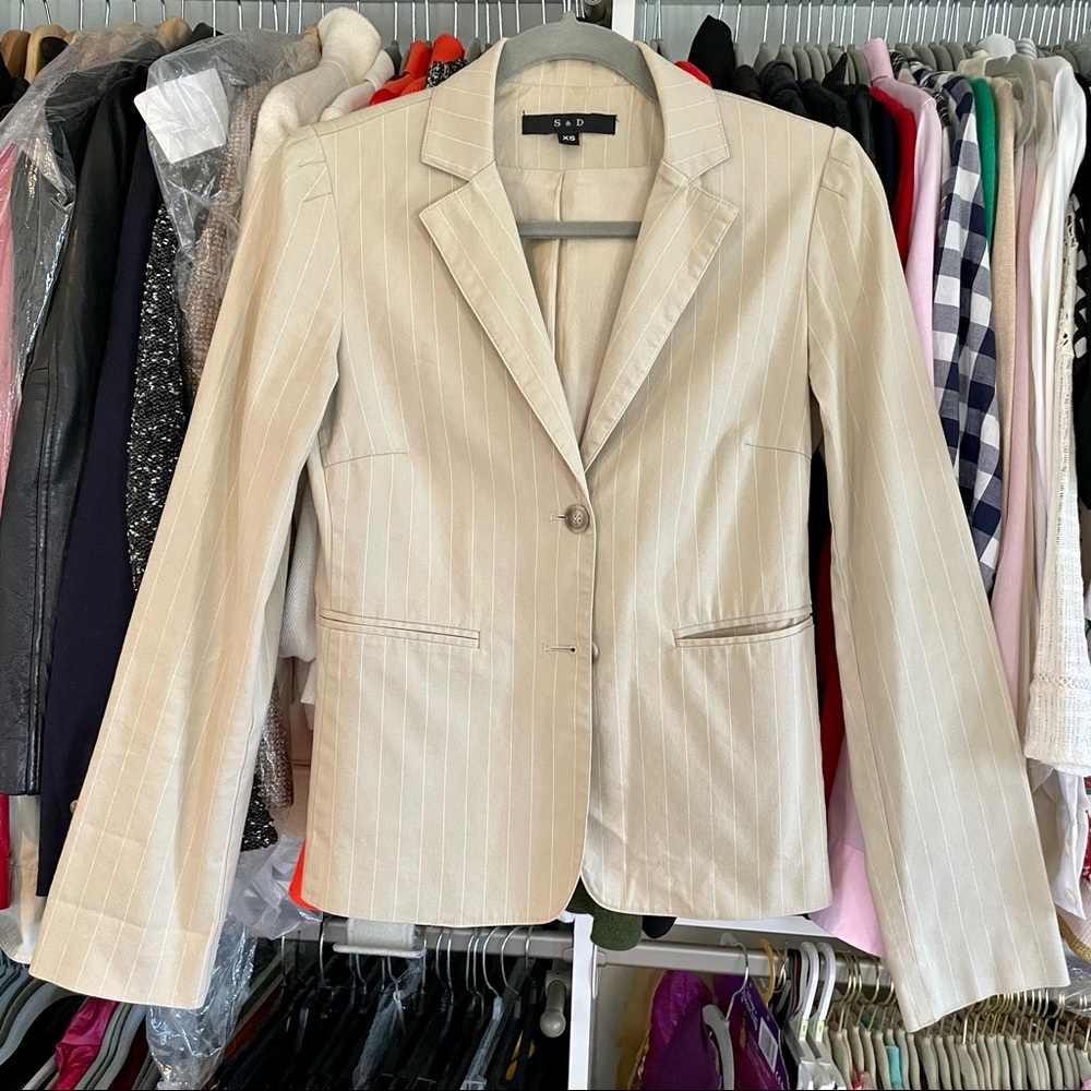 S&D Blazer Pinstripe Sport Coat
